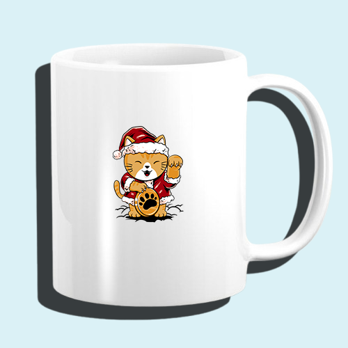 κουπα με print kitty christmas