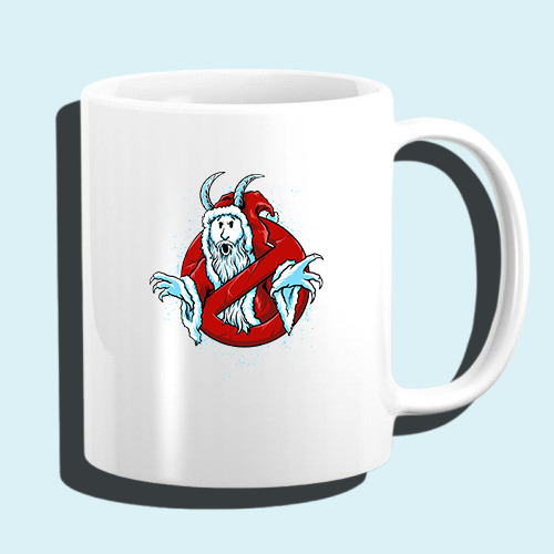 κουπα με print santa ghost