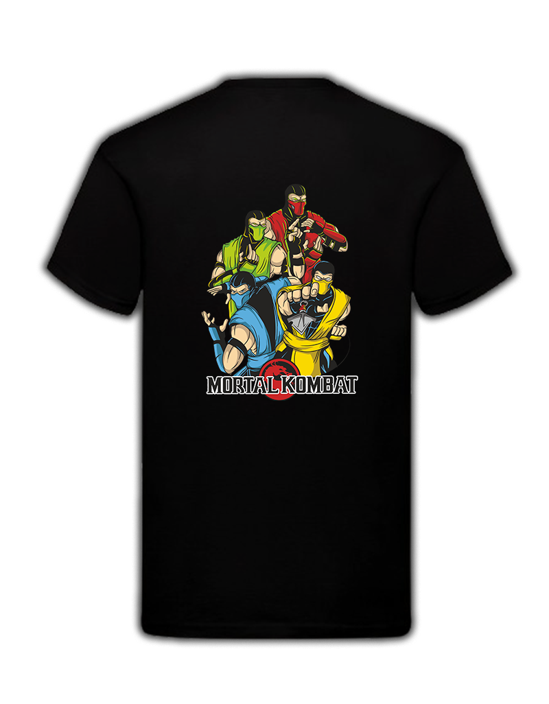 T-Shirt με Anime Στάμπα MORTAL COMBAT
